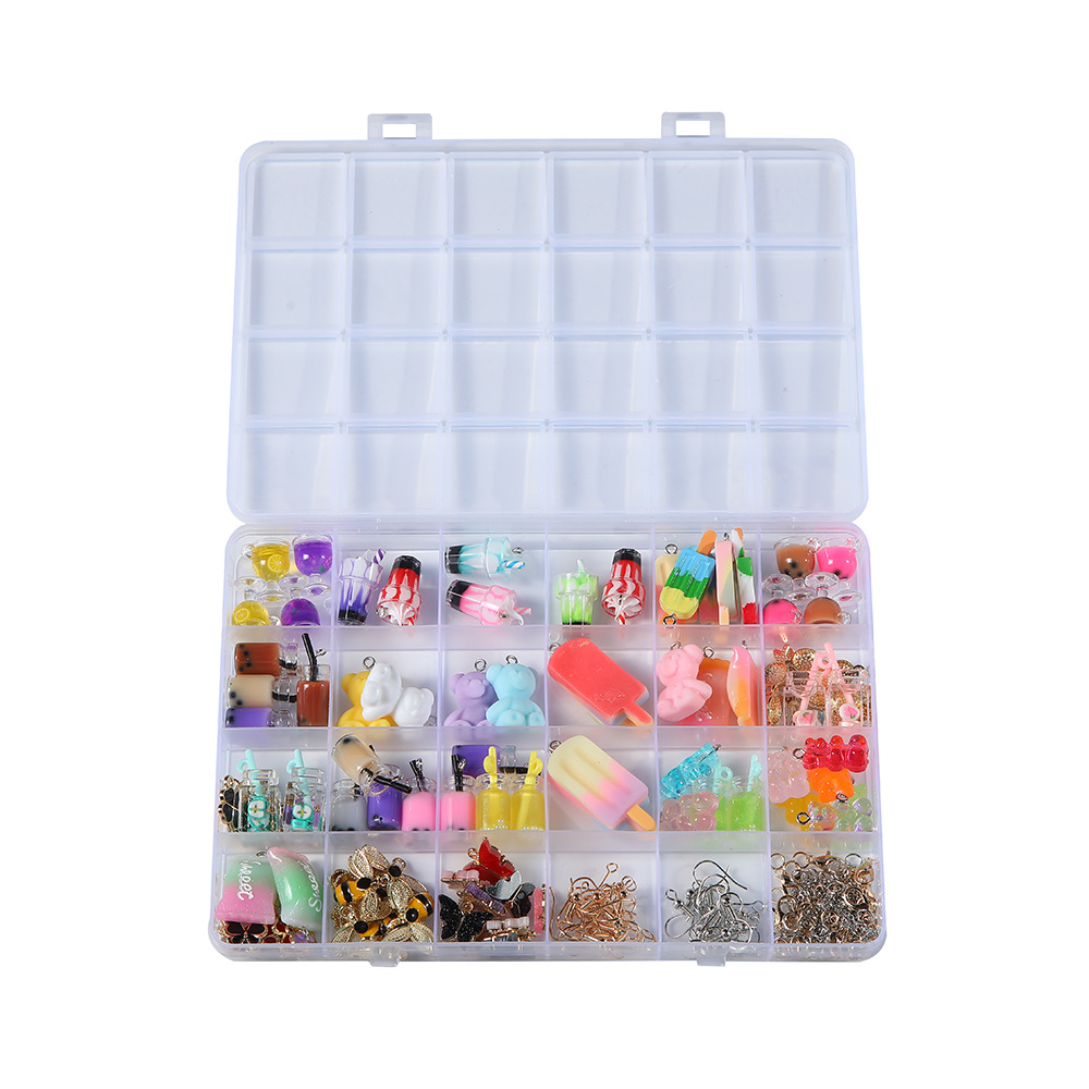 Mariposa fresca DIY joyería colgante mini perla leche té caramelo helado con cuentas pulsera collar accesorios de joyería