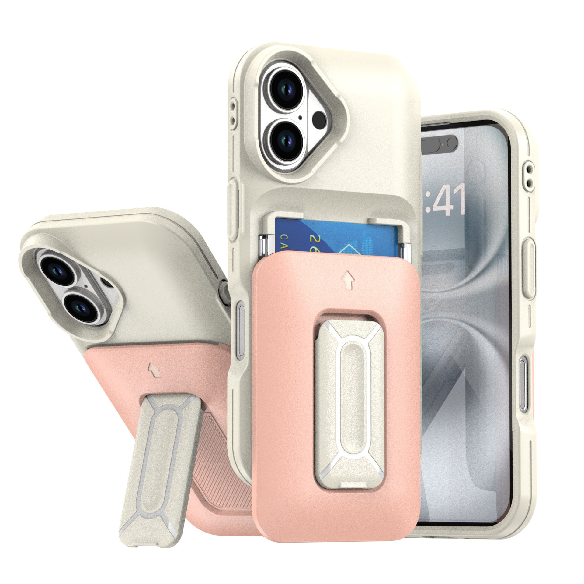 Foreign Trade Suitable Pro Max Case, IPhone 16 Card Holder, 17 AIR Phone Protective Case_voghion.com