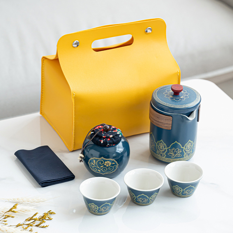 旅行茶器携帯用工夫茶器セット屋外ティーポット|undefined