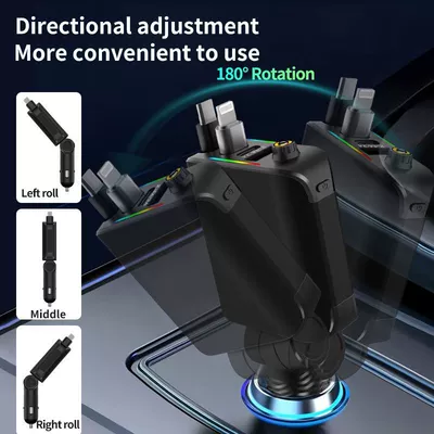 Siqaret yandırıcısı super-fast charging, features a retractable cable