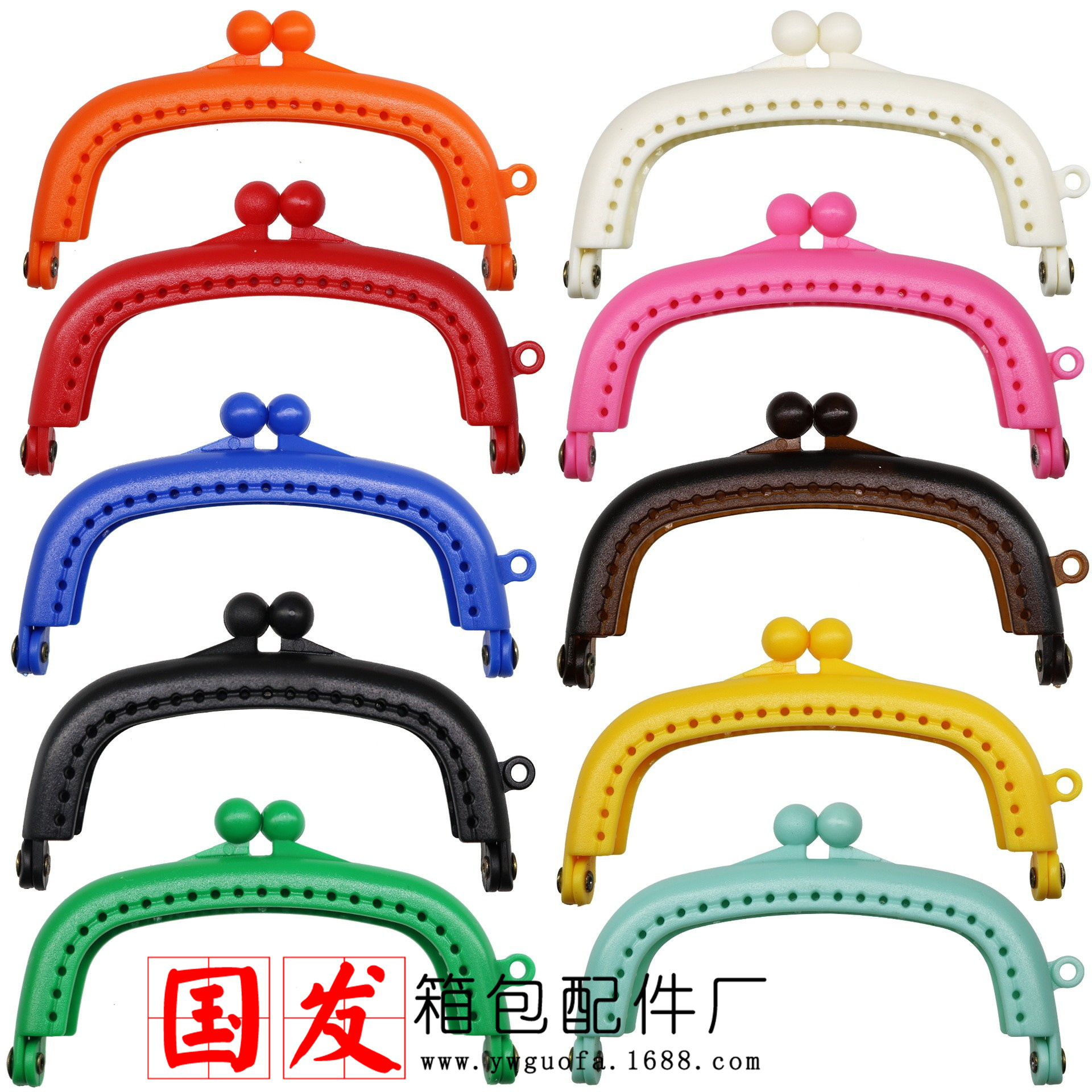 Gran promoción de una sola oreja 8.5CM boca de plástico arco oro 85MM boca de resina de color caramelo arco oro color macaron