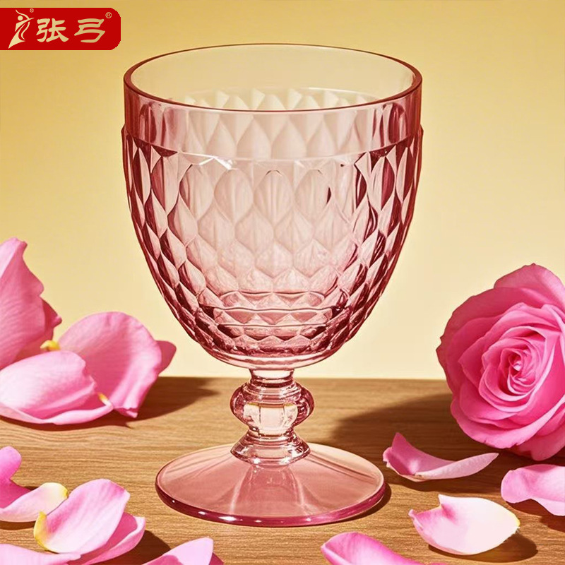 High-value imitation glass goblet red wine glass ins wind juice coffee drink cup cocktail cup water cup