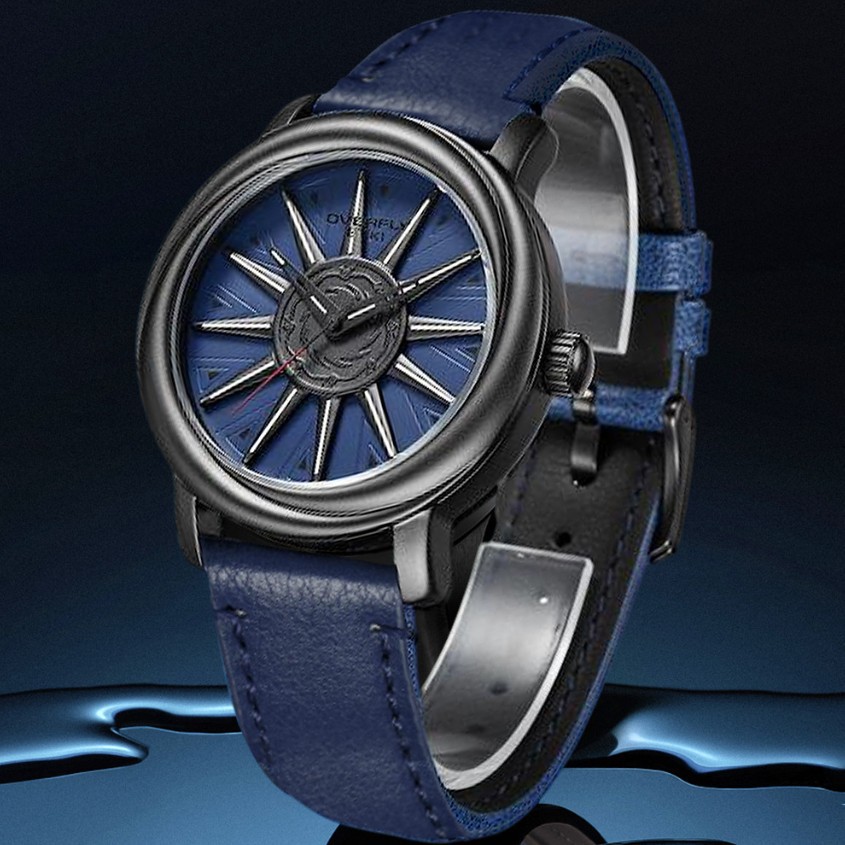 厂家直销艾奇手表男个性男士手裱创意防水皮带石英表3101