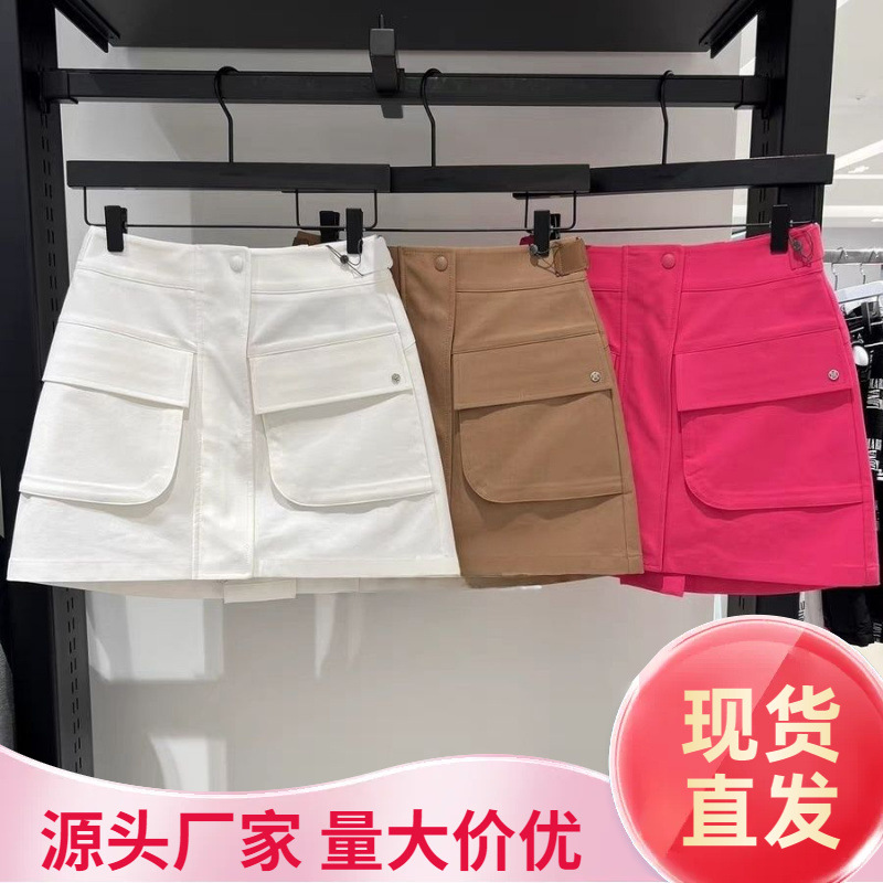 New Korean Golf Women's Wear Bag Skirt 24 Casual Short Skirts Large Pocket Skirts