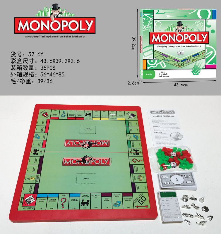 外国貿易英語版モノポリー名所と遺跡海賊モノポリーカードボードゲームおもちゃ|undefined