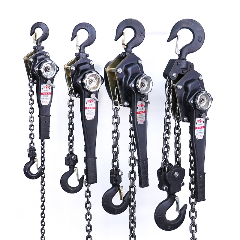 1t2t3t elevación de cadena invertida de grúa de mano mano grúa de mano mano aguja de mano tenedor de alambre de mano