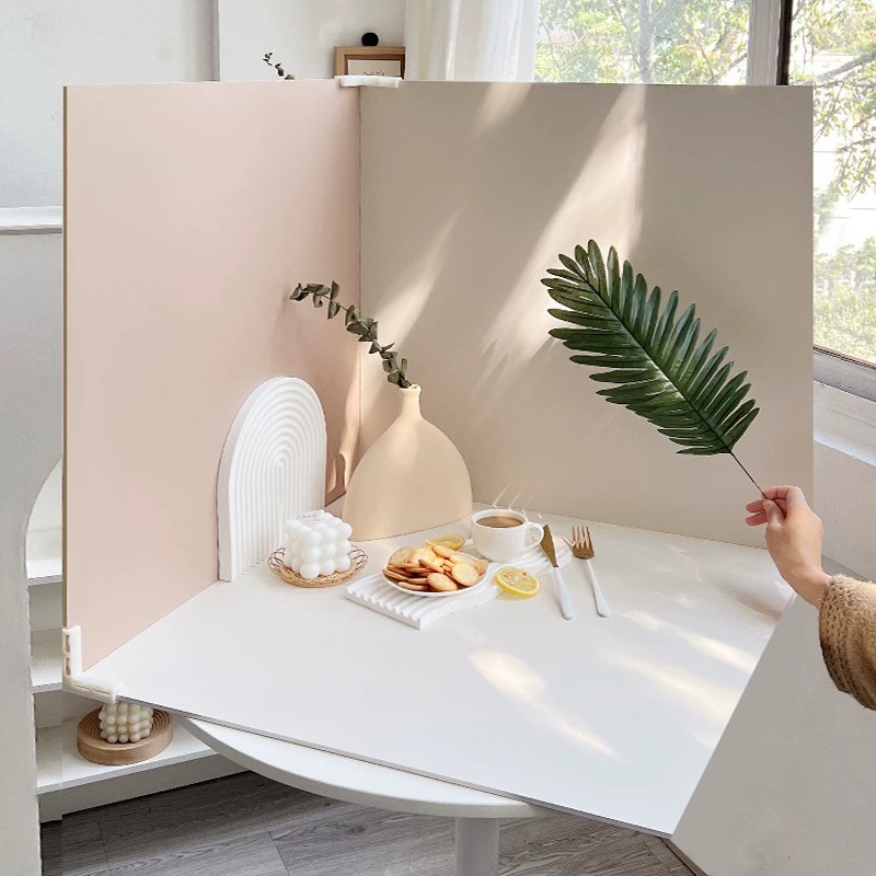 Однотонный фон для фотографий доска Двусторонняя пленка реквизит для фотографий украшение стоя студийная неотражающая матовая Снежная доска