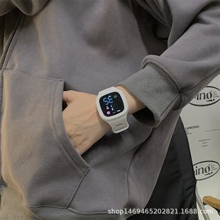 Explosive small box student electronic watch teenagers children fashion college style sports electronic watch boys