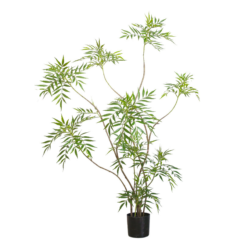 仿真绿植十大功劳北欧轻奢创意家居落地摆件轻奢现代室内装饰假树|undefined