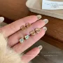 滴油小巧几何秋冬耳钉
