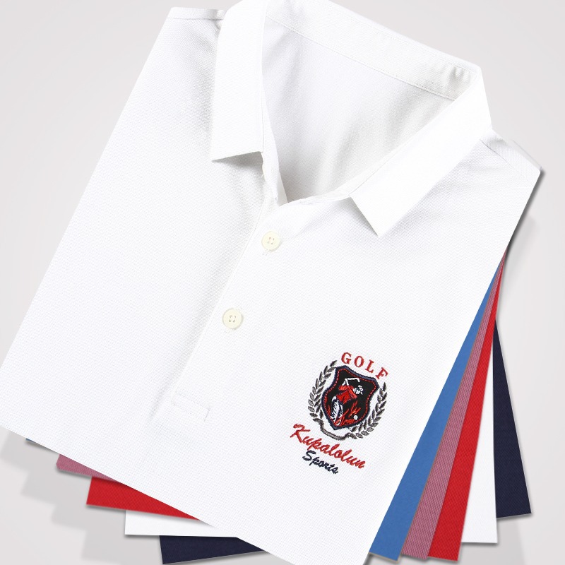 Solid color summer cotton short sleeve T-shirt
