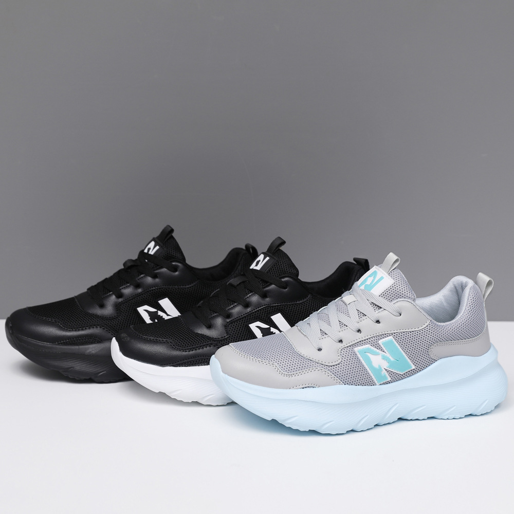 Vivo estilo caliente pareja zapatos deportivos casuales suela gruesa zapatos para correr ultraligeros hombres y mujeres con suela suave transpirable zapatos de moda para hombres y mujeres