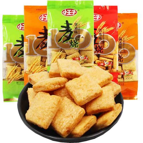 Little Prince Mackerel, Scallion, Sesame, Spicy Lobster Flavor, Classic Nostalgic, Leisure, Children's Snack, Late-Night Snack