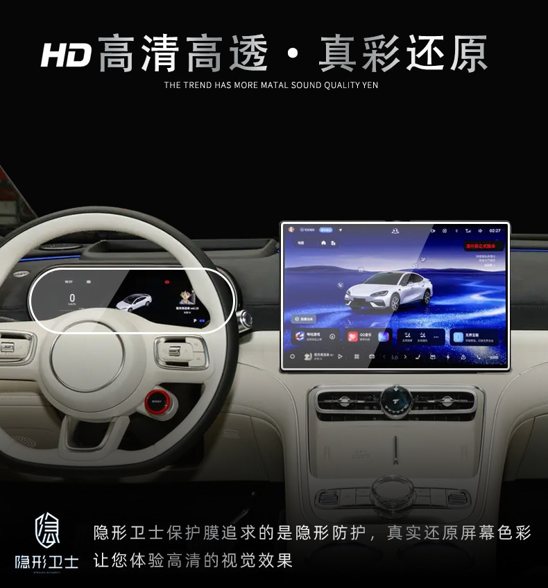 Suitable for Geely Galaxy TT central control navigation instrument interior display screen protection tempered film car accessories modification