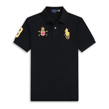原单品质保罗小马标男士短袖polo衫纯棉夏季翻领t恤短袖男马球衫