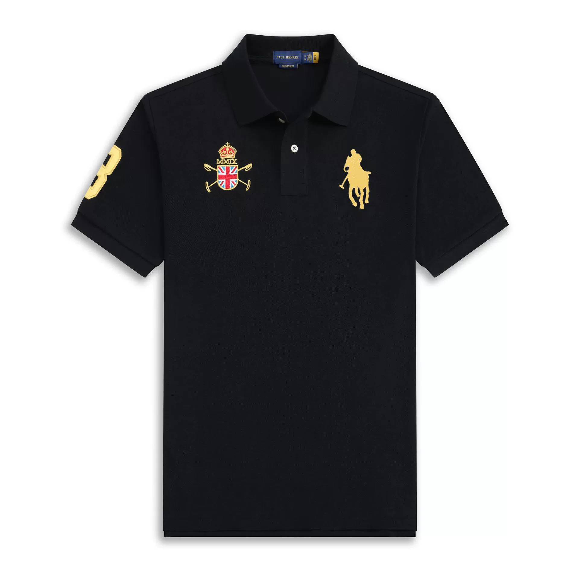 Оригинальное однотонное качество Paul pony логотип мужской рубашки поло с короткими рукавами из хлопка летняя футболка с лацканом с короткими рукавами мужская рубашка поло