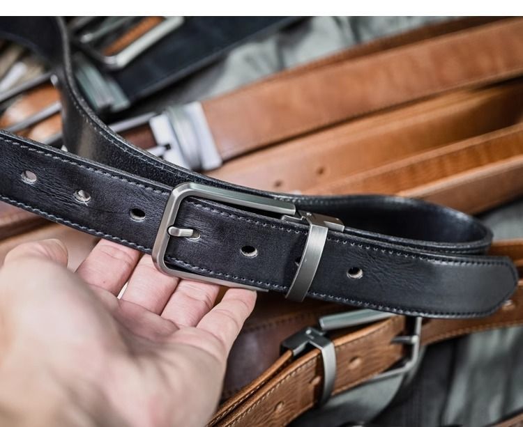 El Yapımı Üst Katman Sığır Derisi Kemer Vintage Bitki İşlemi Saf Sığır Derisi Iğne Toka Erkek İş Pantolonu Antikleştirilmiş Gerçek Deri Pantolon Kemeri