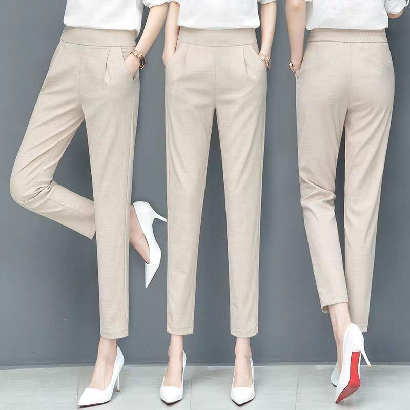 Women's Slim Casual Thin Suit Feet Pants - Image 4