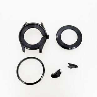 Fashion titanium case watch black titanium watch processing black titanium case watch accessories
