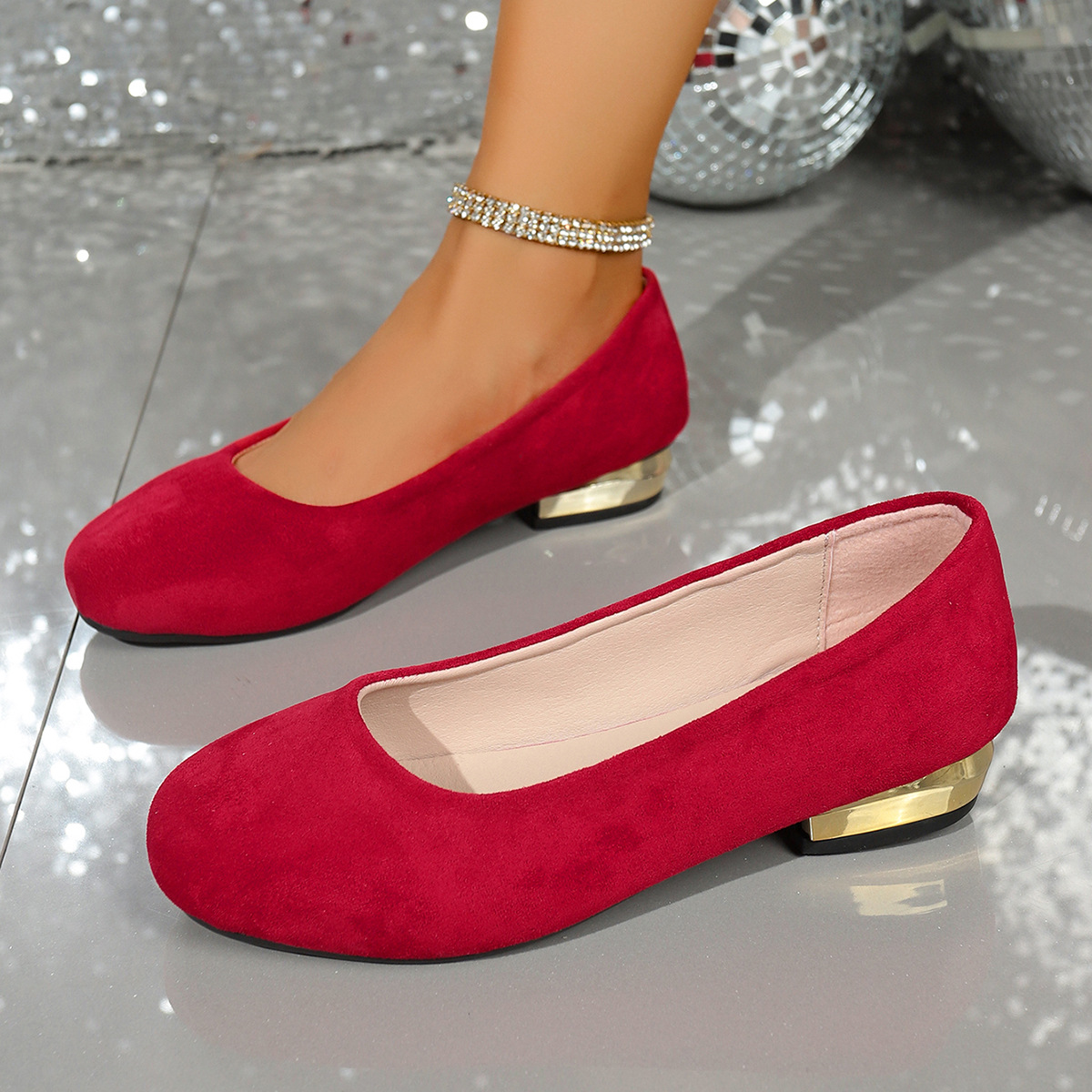 European And American Foreign Trade Large Size Casual Flat Loafers 2025 Spring New Pointed Soft Sole Outdoor Shallow_vogvips.com