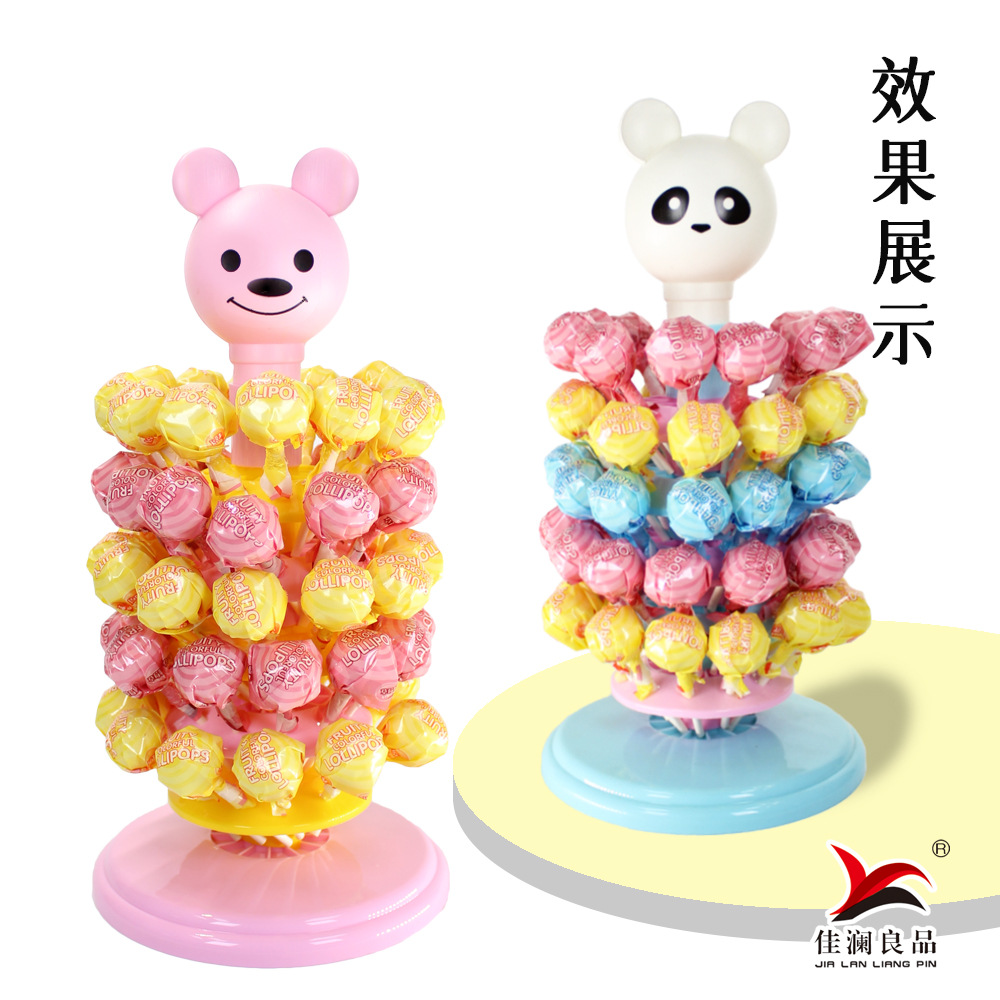 棒棒糖展示架棉花糖塑料陈列摆放置物架多层多孔可定制轻型展架