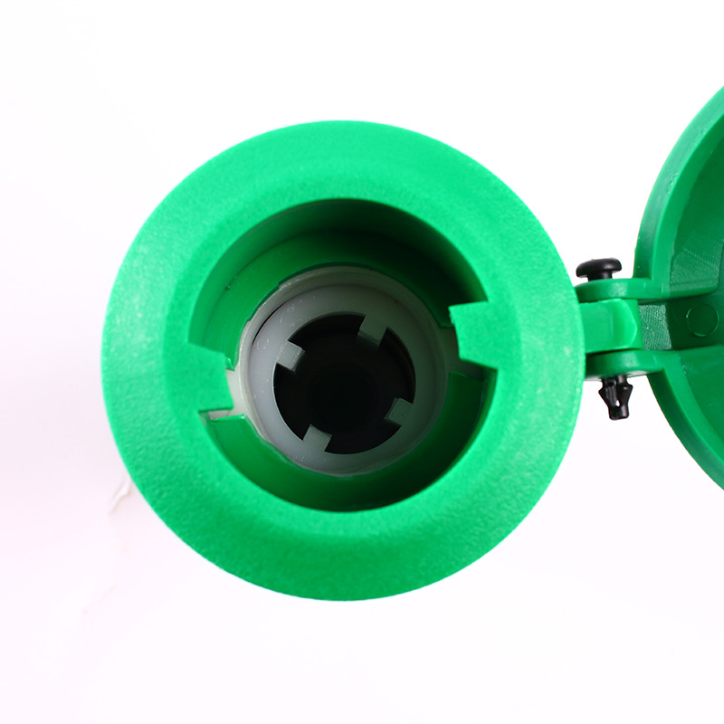 Plástico verde 1 pulgada 6 puntos válvula de toma de agua rápida varilla de toma de agua jardín herramienta de riego herramienta de riego de césped