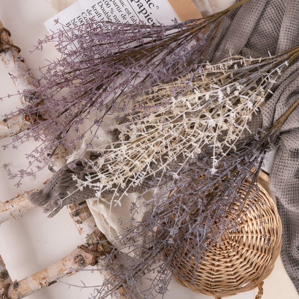 仿真花廠家星月百里香INS風家居裝飾跨境婚慶批發假花MW09109