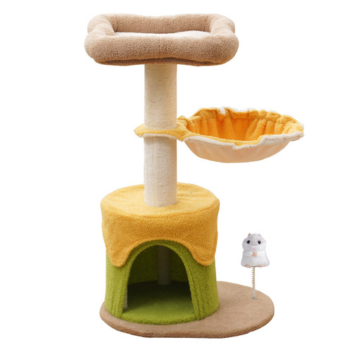Toaster egg cat climbing frame integrated cat nest cat tree tower cat shelf large sisal toy jump platform cat supplies 