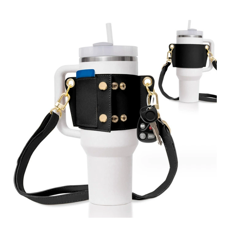 Трансграничная чашка для льда 40 унций Крышка для чашки ручная соломинка, сопровождающая чашку с ручкой, крышка для чайника, диагональный регулируемый размер