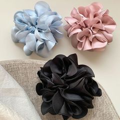温柔ins简约花苞碎花大肠发圈高颜值气质百搭丸子头发绳发饰