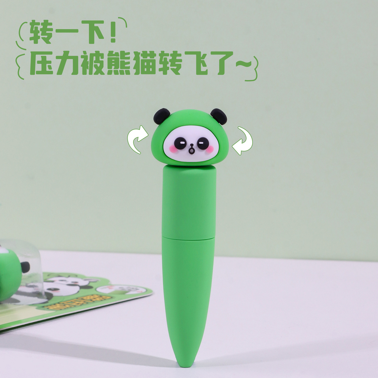 KUKI KOKI Panda mini mini bolígrafo de descompresión creativo bolígrafo neutro fuente de fabricación de bolígrafo de firma al por mayor