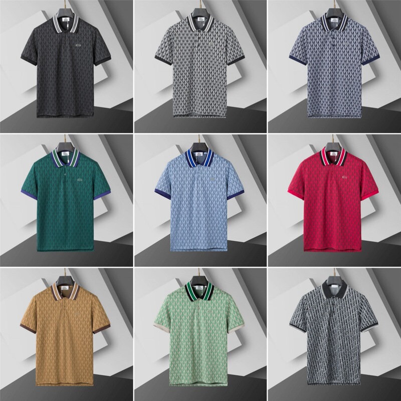 Cross-border authentic Guangzhou original POLO shirt, short-sleeved, with a collar, for men, suitable for business casual wear in summer, a popular European and American style, made of pure cotton Cross-border authentic Guangzhou original POLO shirt, short-sleeved, with a collar, for men, suitable for business casual wear in summer, a popular European and American style, made of pure cotton