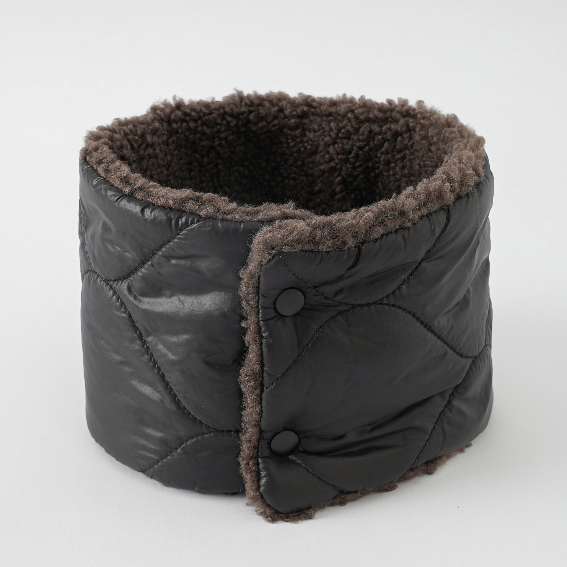 Bufanda de invierno polar forrado frío cálido coreano ins moda cuello protección collar 2023 Nuevo