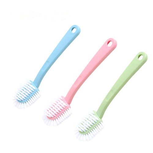 Long Handle Soft Bristle Household Special Purpose Shoe Brush, Non-Damaging Shoe Cleaning Magic, Five-Sided Plastic Laundry Shoe Brush