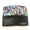 Genshin, polyurethane short wallet suitable for men and women, card holder