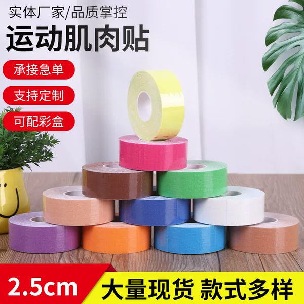 Elastic Sports Tape Kinesio White Patch Bandage Kinesiology Tape Ski Face Patch Muscle Patch