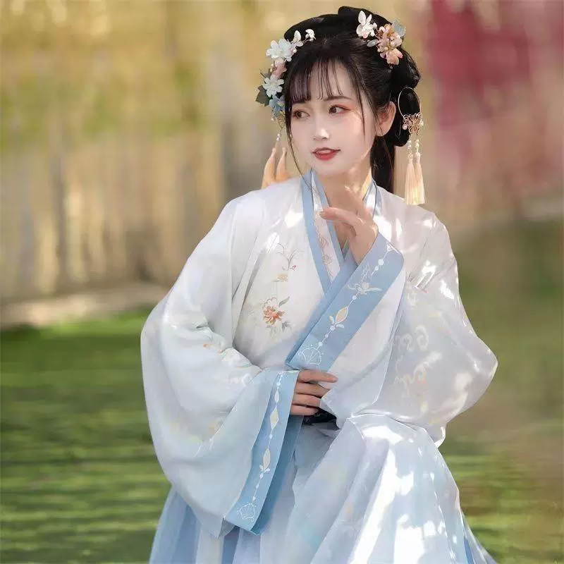 Оригинальный Hanfu, летняя юбка для студентов, китайский стиль