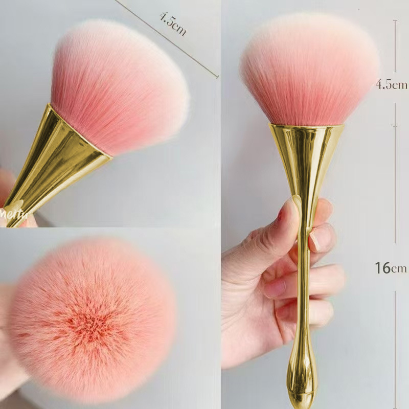 Polvo de uñas cepillo de polvo pequeño cepillo de maquillaje de cintura Internet celebridad cepillo rubor polvo suelto grande cepillo de miel fábrica al por mayor herramientas de maquillaje