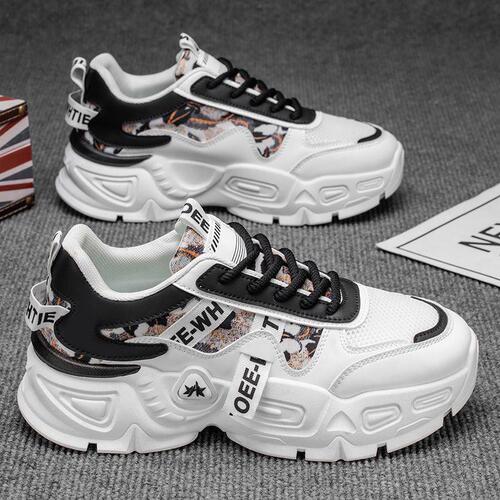 New Breathable Fashion Sneakers, Versatile Trendy Sports Shoes for Men, Thick Sole Ins Dad Shoes for Men, Summer Men's Shoes
