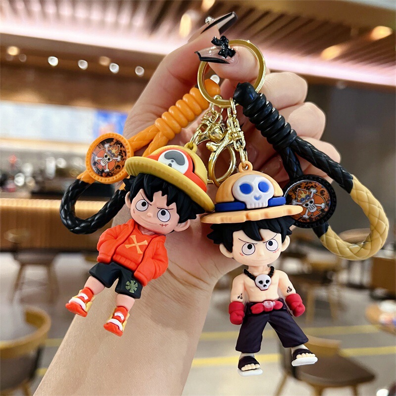新商品のワンピースアニメのキーホルダールフィ公仔男性のカバンはデパートの子供機の小さいプレゼントの卸売りをします。|undefined