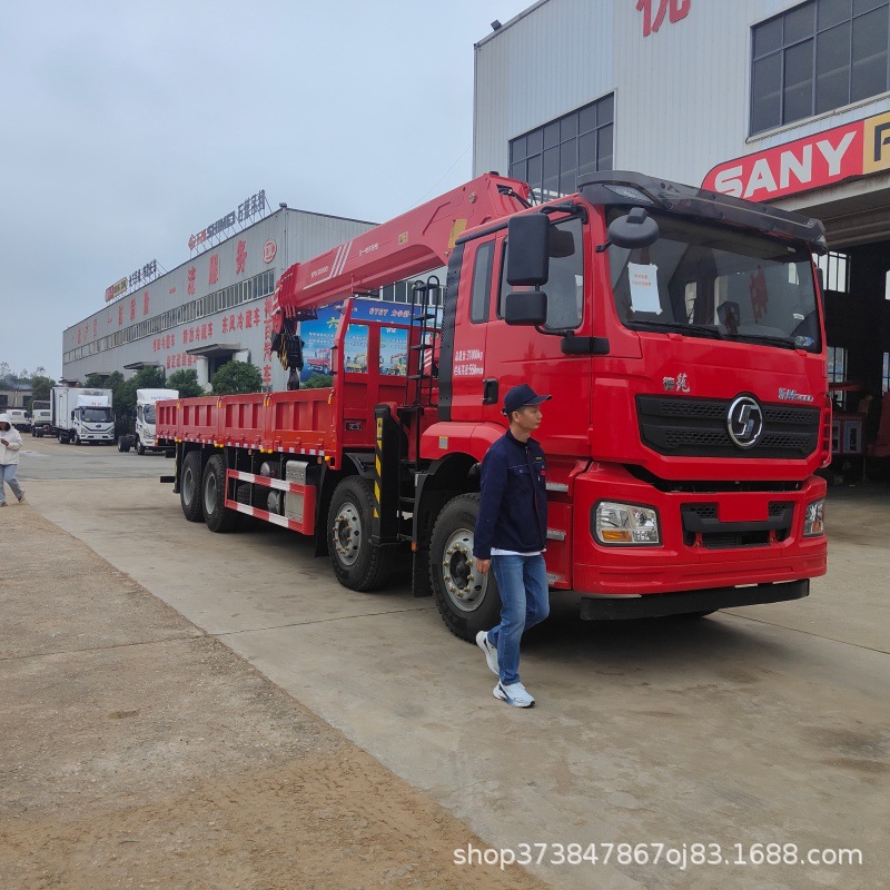 随车吊 随车起重运输车 陕汽 三一吊机 PALFINGER出口中东 20吨