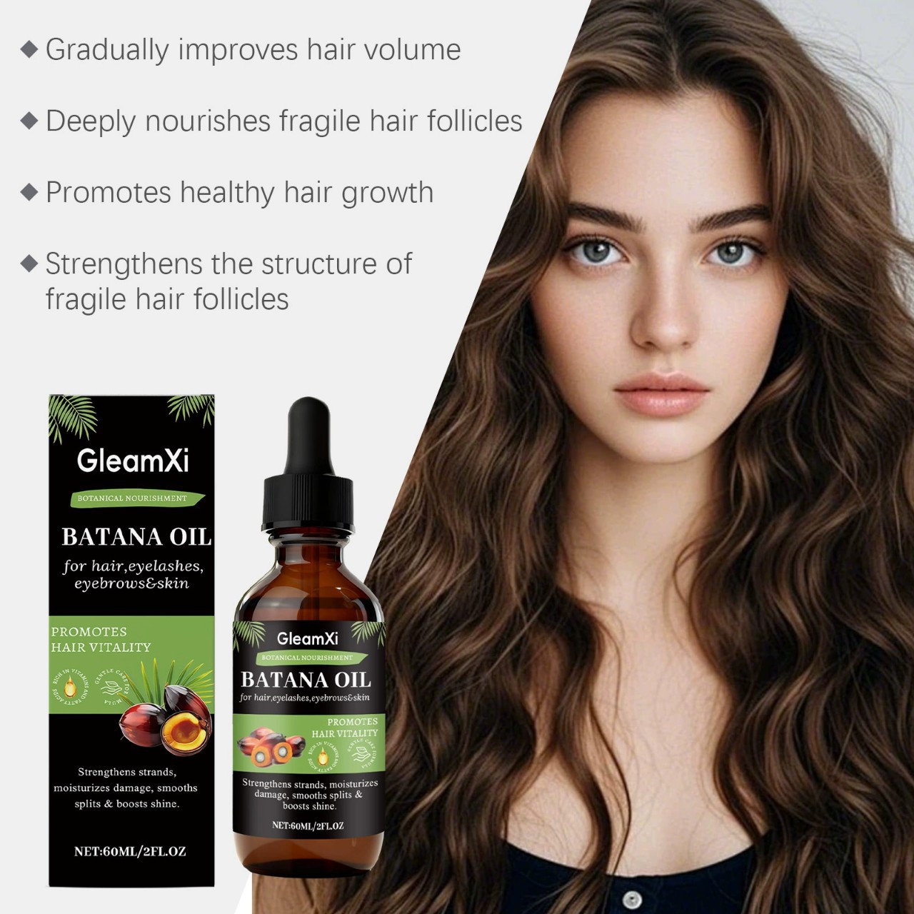 GleamXi Medical soft conditioner, nutritious hair locks, for hair care, adds volume 3