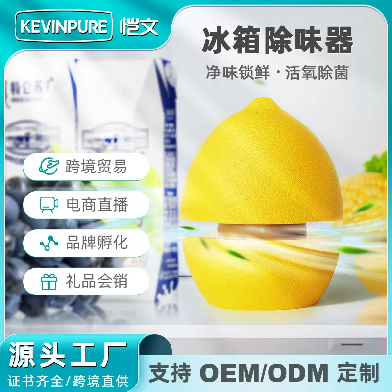 恺文定制冰箱除味器家用空气净化器除异味果蔬保鲜臭氧杀菌消毒器