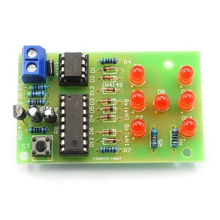 �����ӱ��o��������׼� cd4017+ne555���diy���� LED����ģ�K