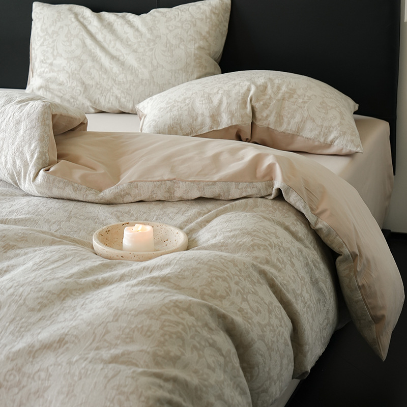 Tres capas de hilo youmeng - ceniza de arroz