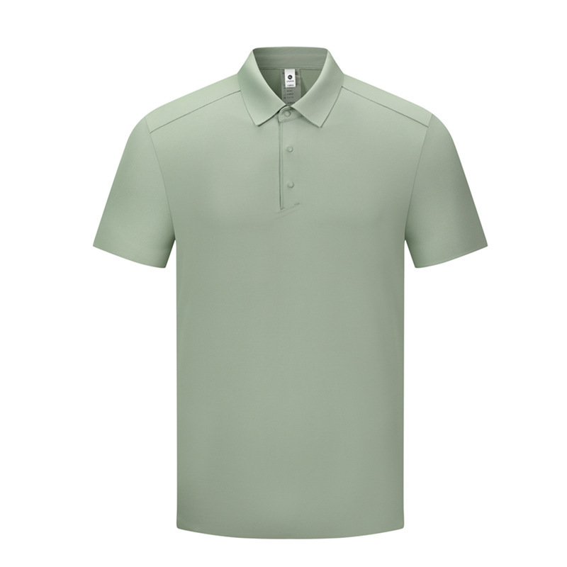 Summer New High-Quality Business Casual Waffle Polo Shirt Quick-Drying Breathable Sports Fitness Men's Top