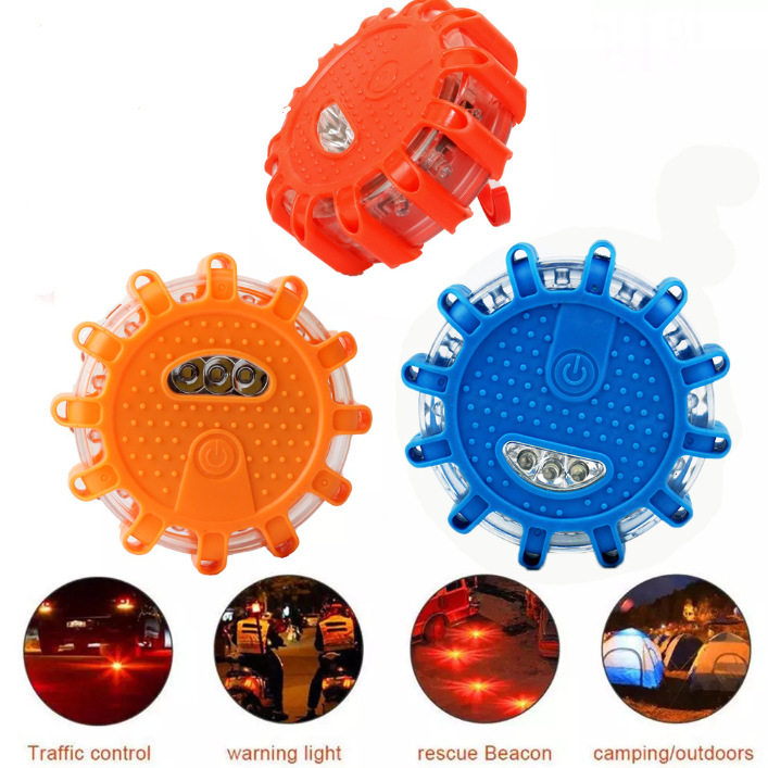 3 colors road warning emergenc