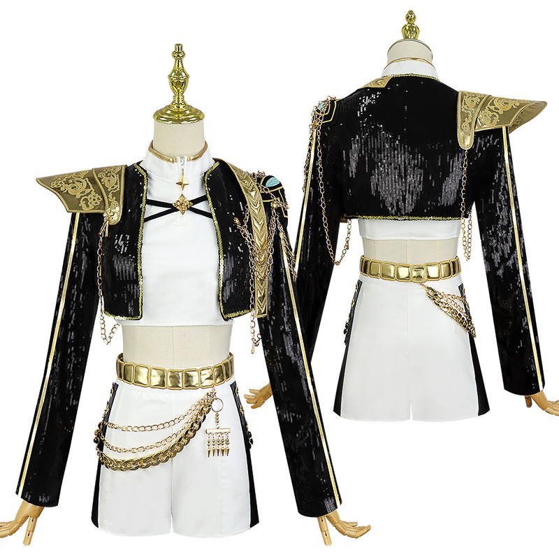 猎魔女团同款cos服儿童成人佐伊鲁米米拉黑金GoLden打歌服cosplay|undefined