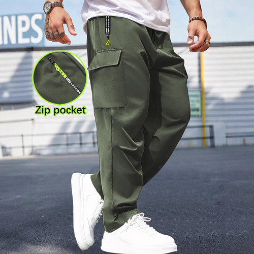 Ebay European and American casual pants, men's breathable sports work, long pants, retro work