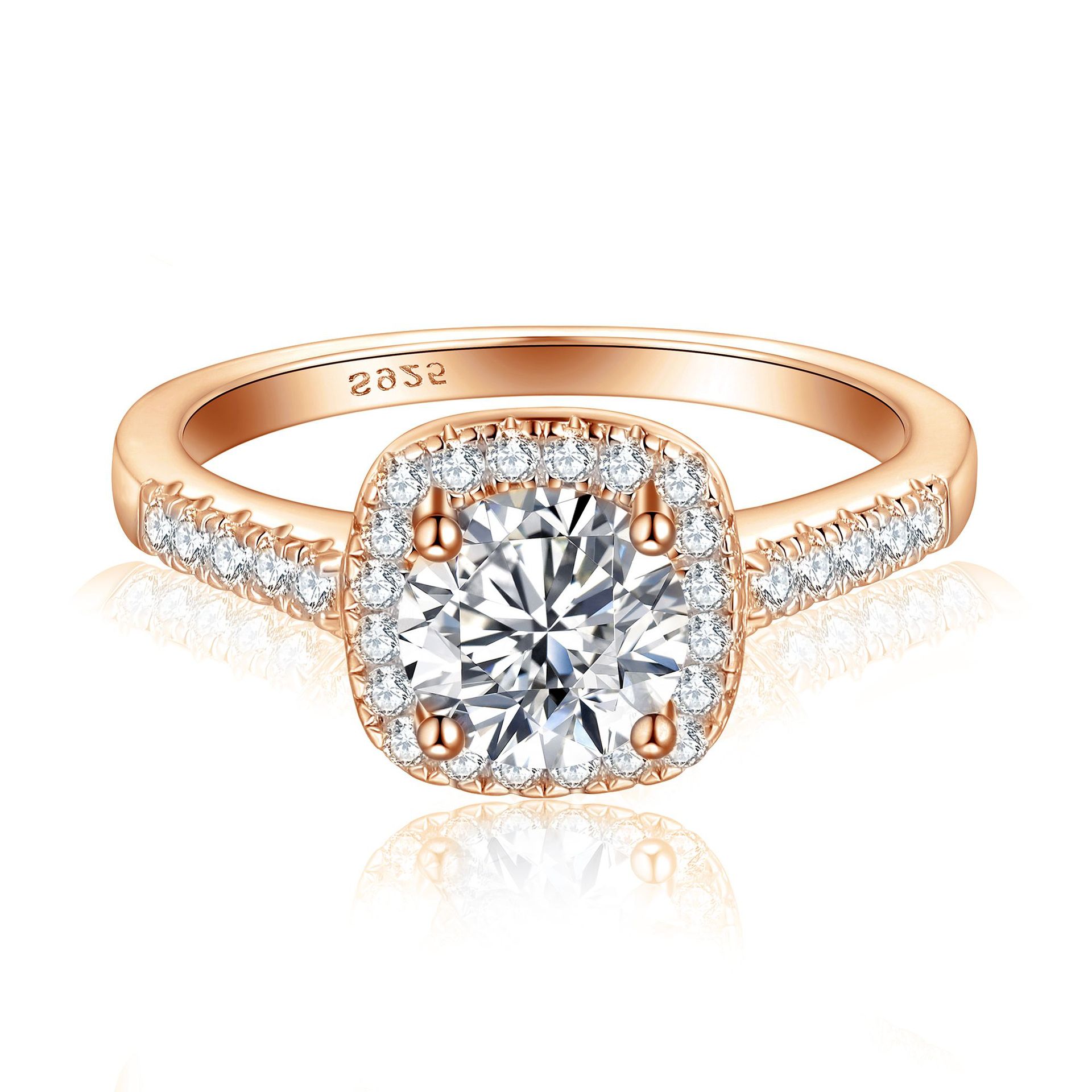 Cross-border e-commerce popular rings for European and American women S925 silver handmade jewelry silver accessories export wholesale wedding rings